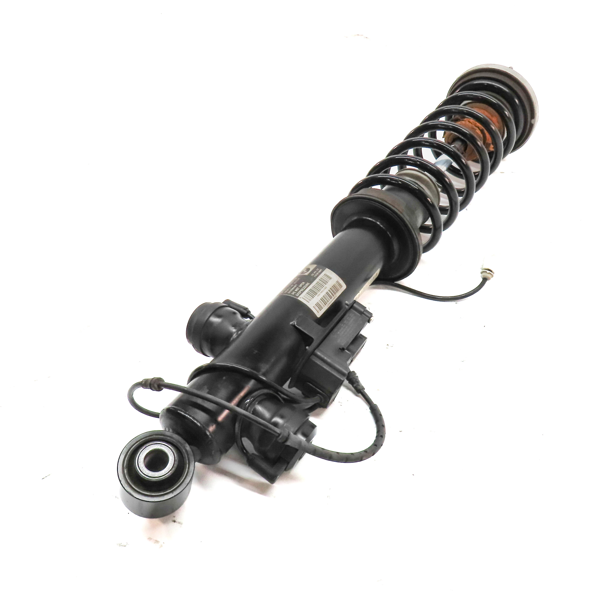 09-12 BMW 740i 750i B7 (F01) SWB REAR RIGHT PASSENGER ELECTRIC EDC SHOCK STRUT — exact item pictured